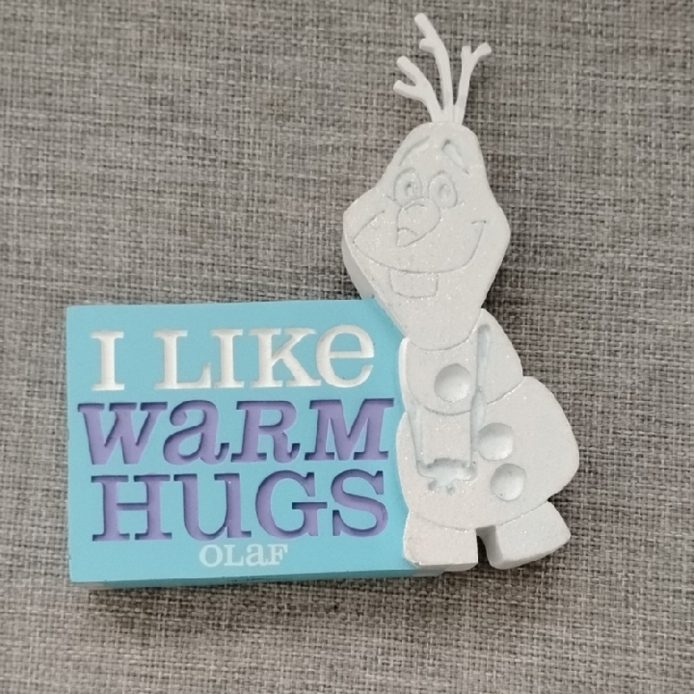 Disney Olaf Wall Decor - Blue, White, and Purple